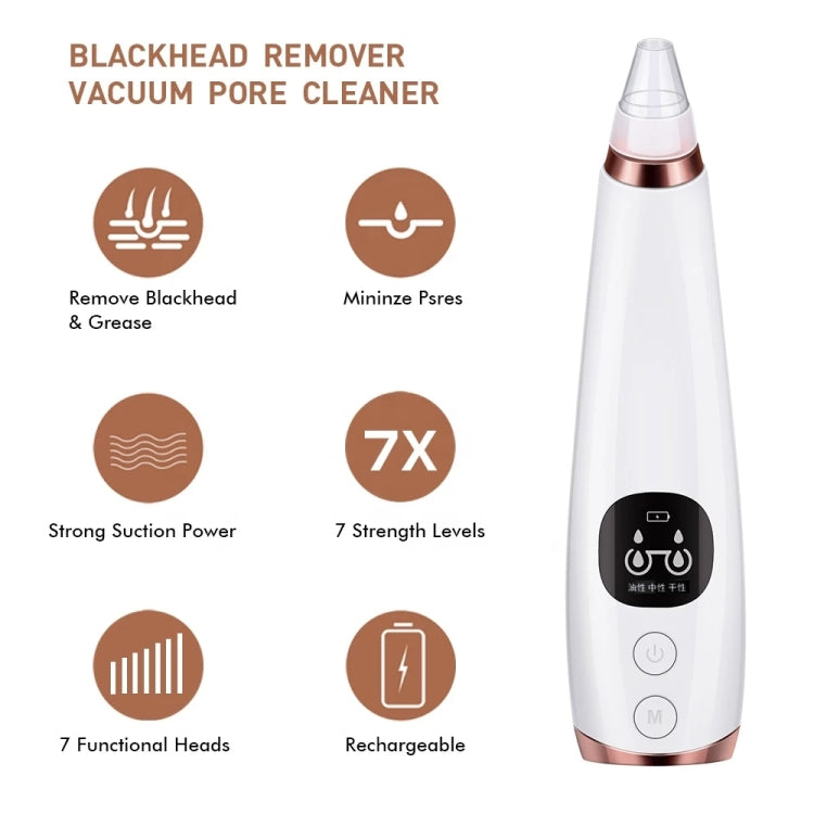 Blackhead Remover Pore Deep Cleaner Vacuum Acne Pimple Removal Vacuum Face Beauty Skin Care Tool Dermabrasion Machine