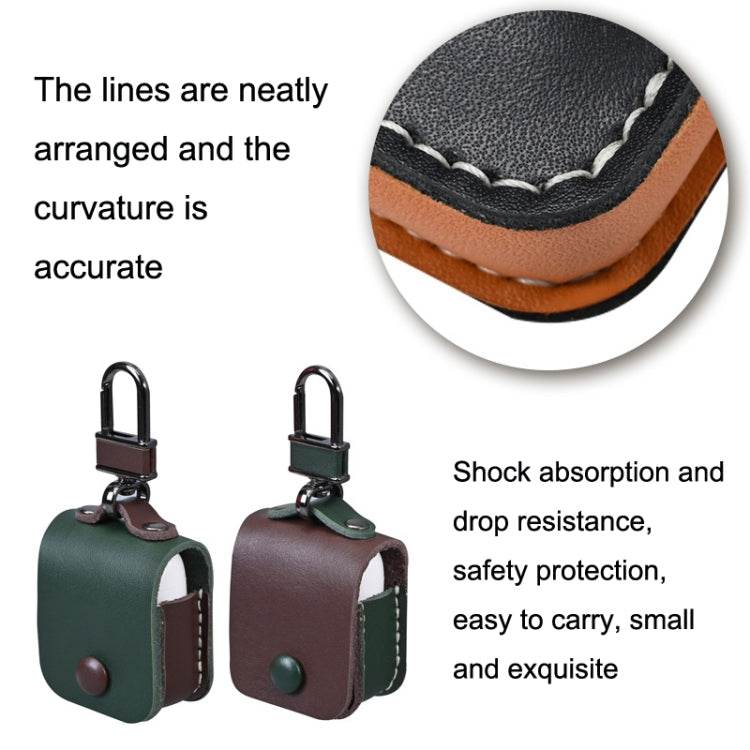 For AirPods 1/2 Bluetooth Wireless Earphone Shockproof Leather Protective Case