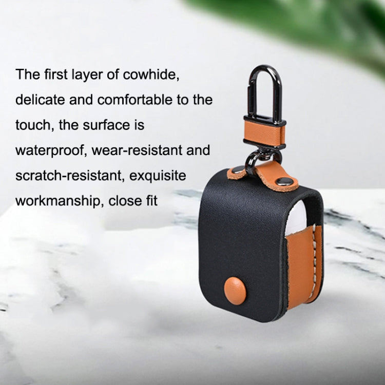 For AirPods 1/2 Bluetooth Wireless Earphone Shockproof Leather Protective Case