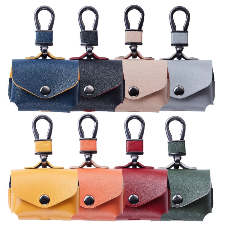 For Apple AirPods 3 Leather Earphones Shockproof Protective Case