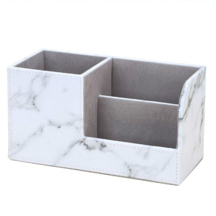 Marble Retro Creative Office Multi-function Pen Holder Storage Box(Marble 1822)