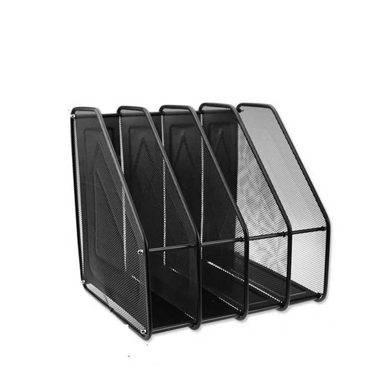 Metal Grid Document Folders Office Supplies Metal File Shelves, Typle:Four Grid