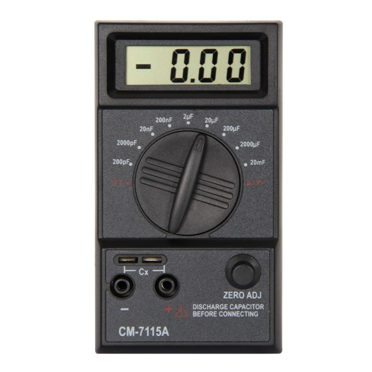 2 PCS Digital Capacitance Meter Professional Test Precision Capacitor without Discharge(CM7115A)