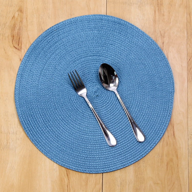 PP Environmentally Friendly Hand-woven Placemat Insulation Mat Decoration, Size:18cm