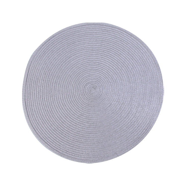 PP Environmentally Friendly Hand-woven Placemat Insulation Mat Decoration, Size:18cm