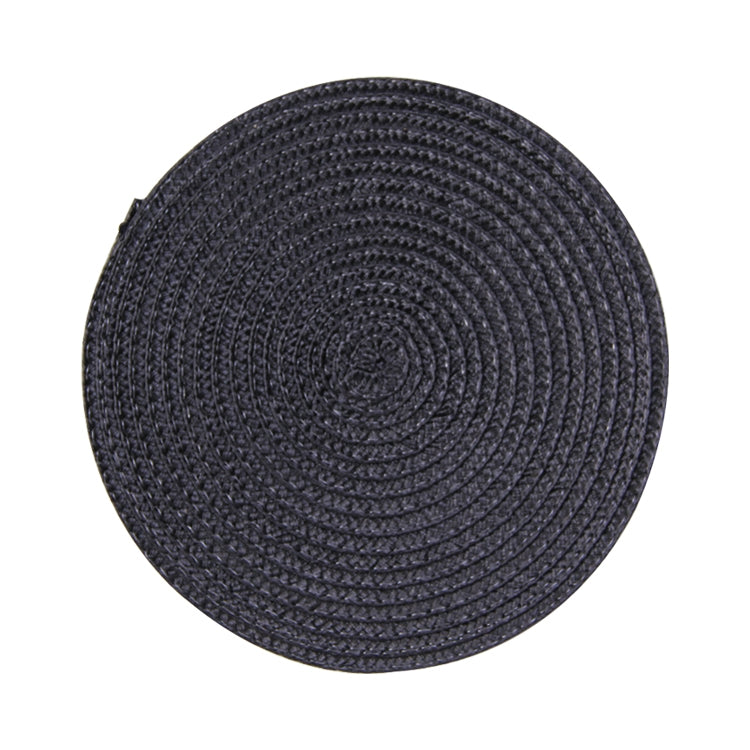 PP Environmentally Friendly Hand-woven Placemat Insulation Mat Decoration, Size:18cm
