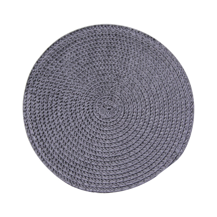 PP Environmentally Friendly Hand-woven Placemat Insulation Mat Decoration, Size:18cm