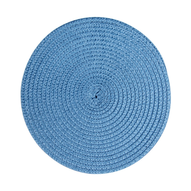 PP Environmentally Friendly Hand-woven Placemat Insulation Mat Decoration, Size:38cm