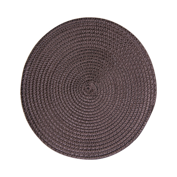 PP Environmentally Friendly Hand-woven Placemat Insulation Mat Decoration, Size:38cm