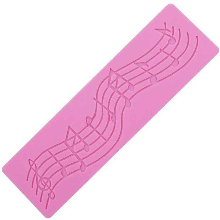 2 PCS Note Cake Decoration Silicone Mould Fondant Cake Tool Baking DIY Mould