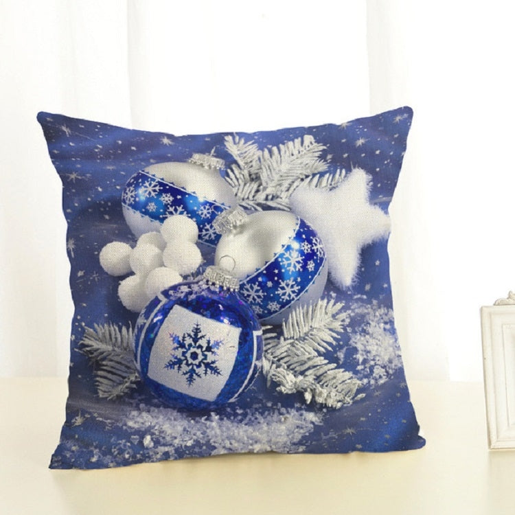 Christmas Decoration Cotton and Linen Pillow Office Home Cushion Without Pillow, Size:45x45cm