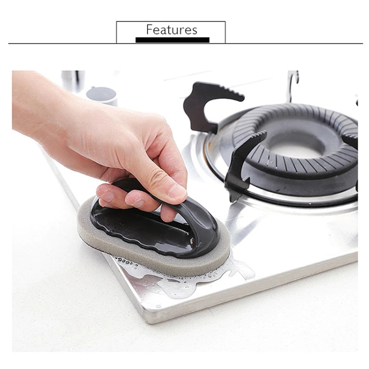 2 PCS Nano-ceramic Sponge with Handle Kitchen Decontamination Cleaning Brush Pot Brush