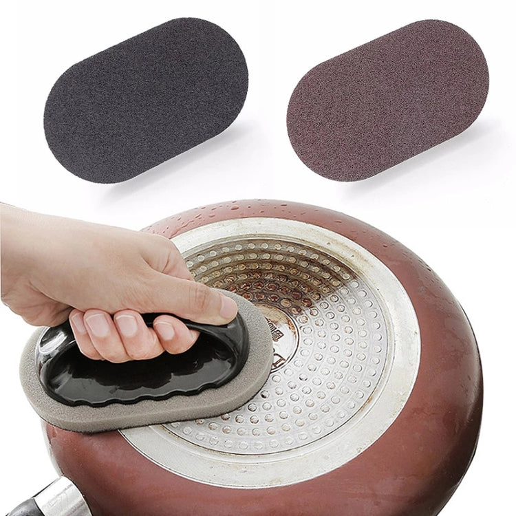 2 PCS Nano-ceramic Sponge with Handle Kitchen Decontamination Cleaning Brush Pot Brush