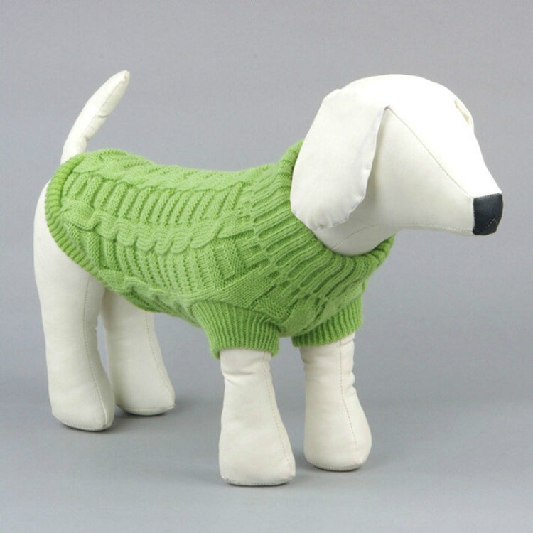 High-elastic Solid Color Dog Sweater Teddy Dog Clothes, Size:L