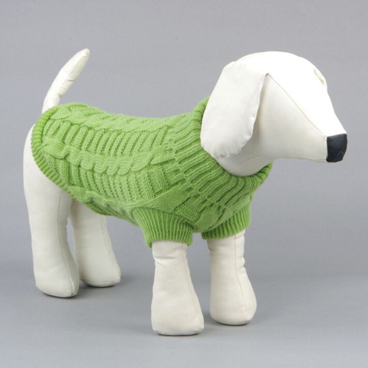High-elastic Solid Color Dog Sweater Teddy Dog Clothes, Size:L