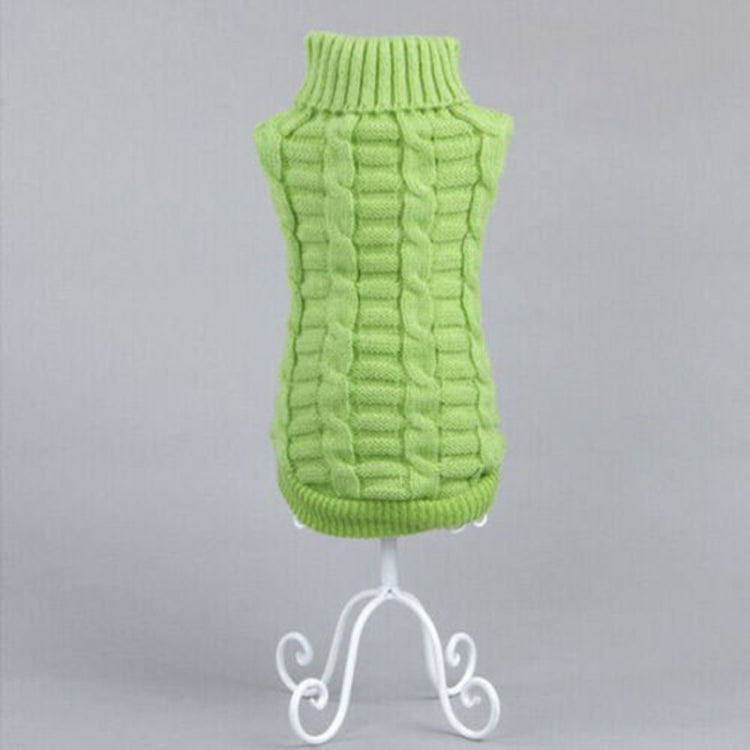High-elastic Solid Color Dog Sweater Teddy Dog Clothes, Size:L