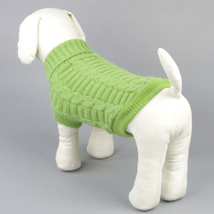 High-elastic Solid Color Dog Sweater Teddy Dog Clothes, Size:L