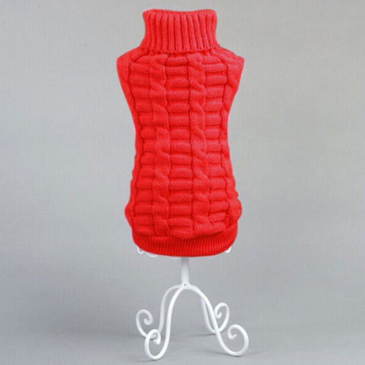 High-elastic Solid Color Dog Sweater Teddy Dog Clothes, Size:L