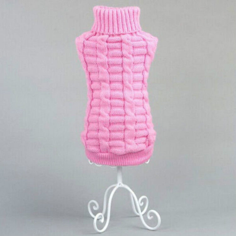 High-elastic Solid Color Dog Sweater Teddy Dog Clothes, Size:L