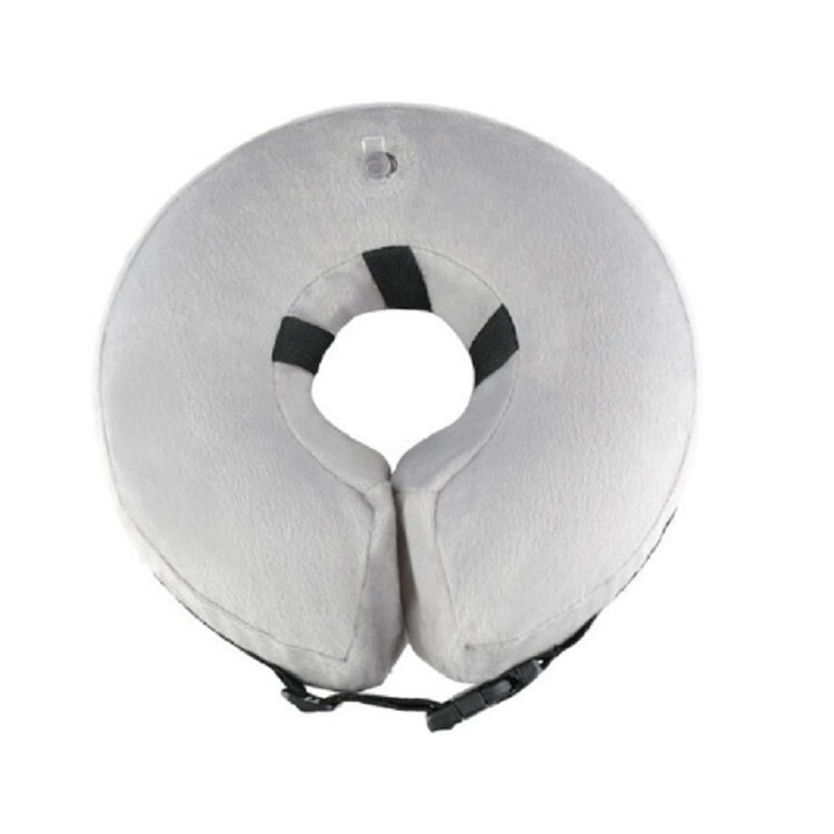 Inflatable Pet Collar Pet Grooming Warm Protective Wound Protection Collar, Size:S
