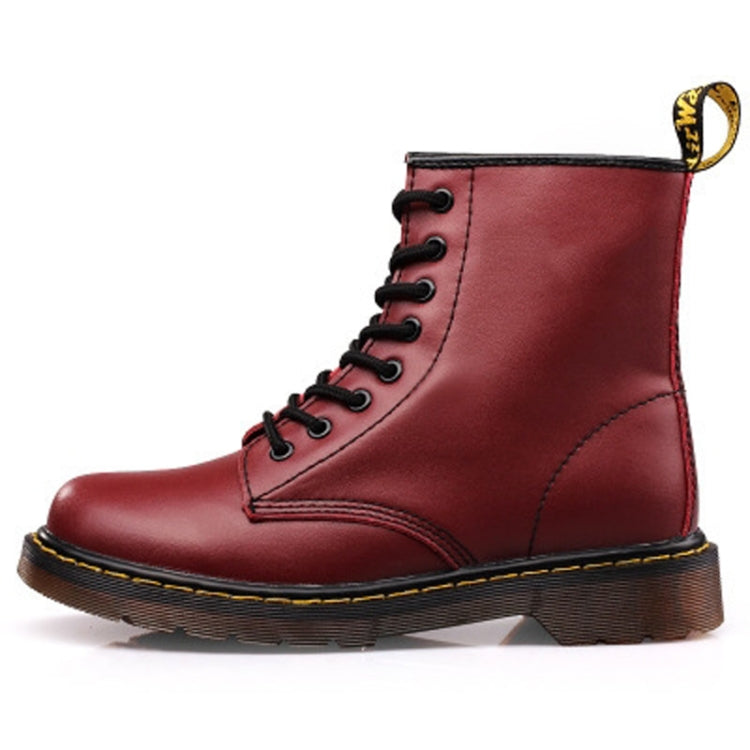 Martin Boots Plus Velvet Couple Tooling Boots, Size:36