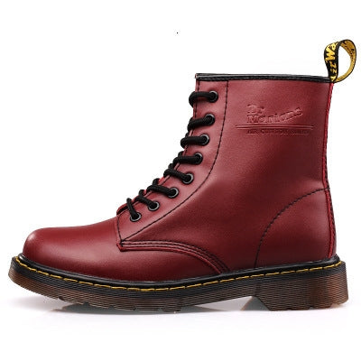 Martin Boots Plus Velvet Couple Tooling Boots, Size:36