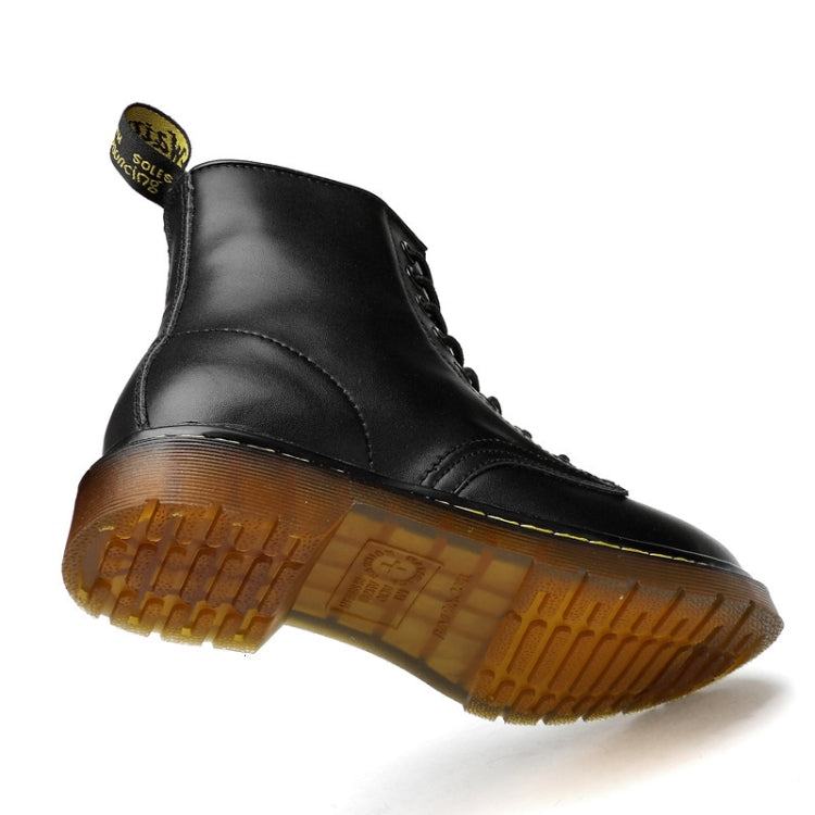 Martin Boots Plus Velvet Couple Tooling Boots, Size:36