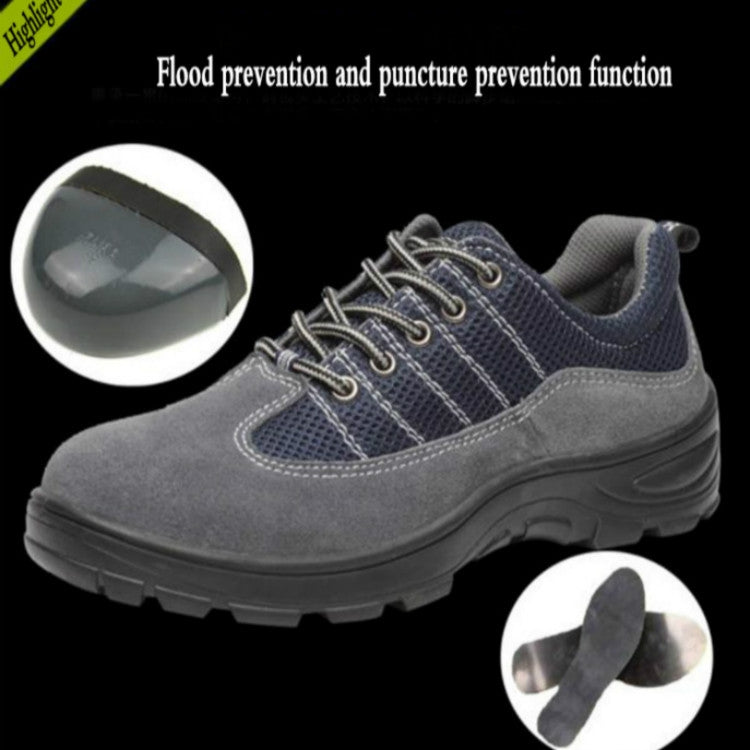 Men and Women Wear-resistant Anti-mite Puncture Safety Shoes, Shoes Size:46(As Show)