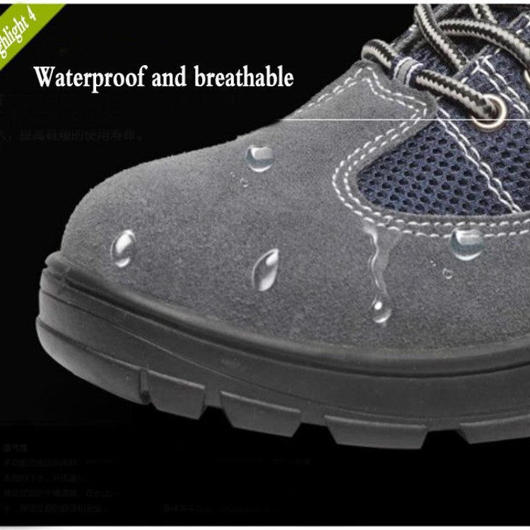 Men and Women Wear-resistant Anti-mite Puncture Safety Shoes, Shoes Size:46(As Show)