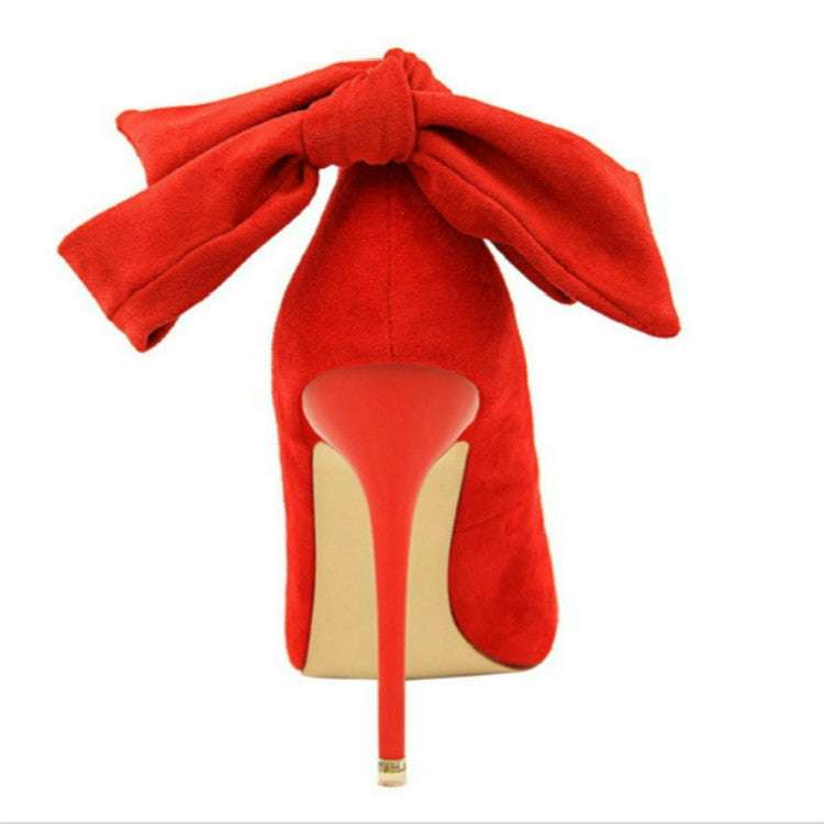Women Pointed Toe Bow-Knot High Heels, Shoe Size:35