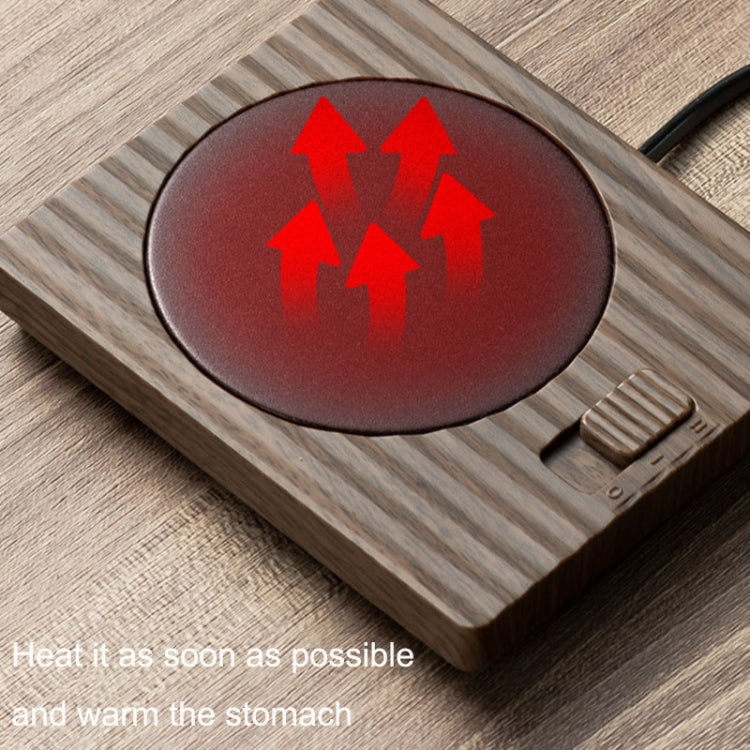 Home USB Constant Temperature Cup Mat Heat Thermos Coaster, Style:Without Adapter
