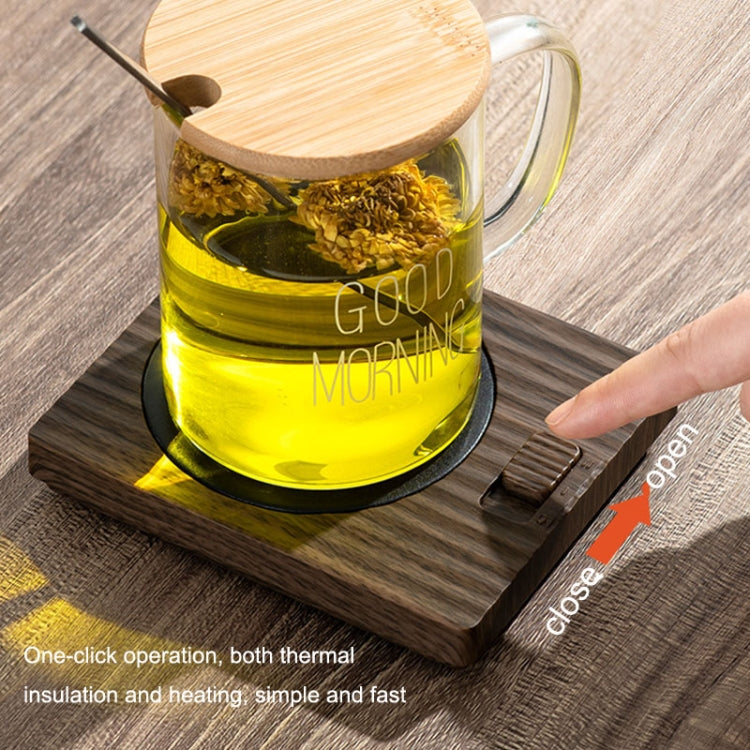 Home USB Constant Temperature Cup Mat Heat Thermos Coaster, Style:Without Adapter