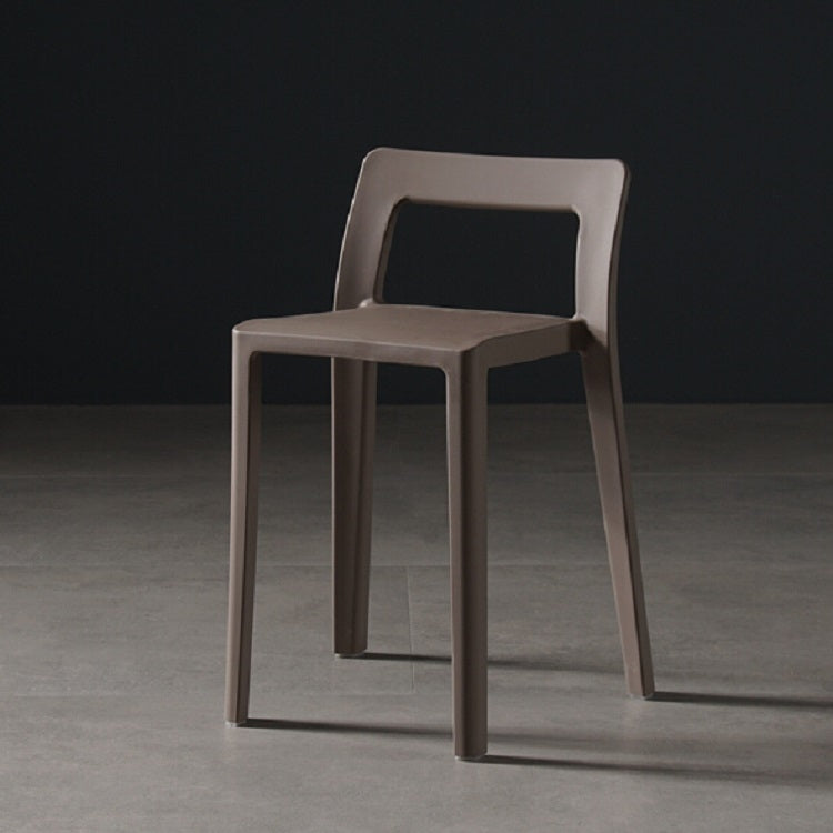 Creative Plastic Stool Home Square Stool Back Stool