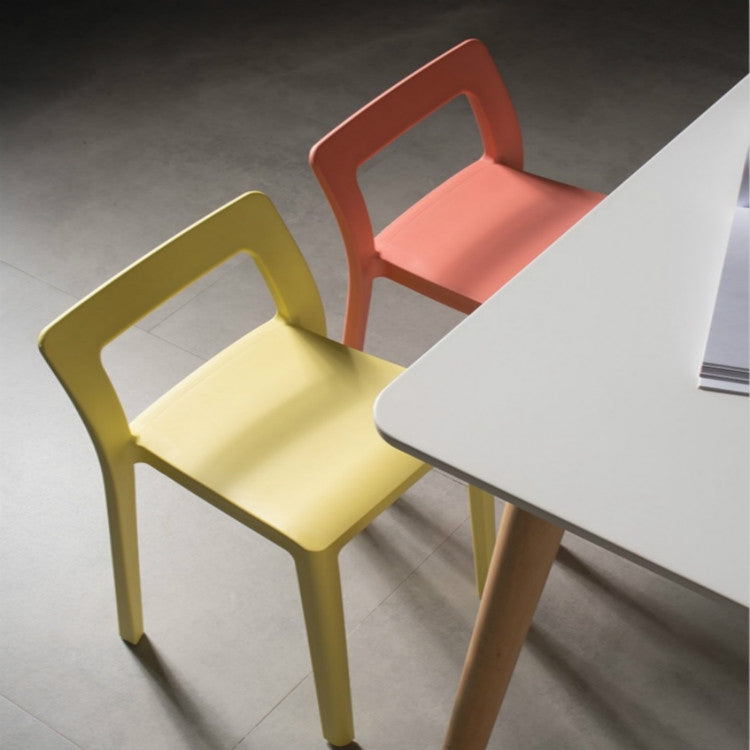 Creative Plastic Stool Home Square Stool Back Stool