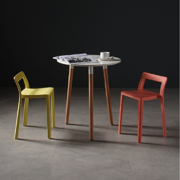 Creative Plastic Stool Home Square Stool Back Stool