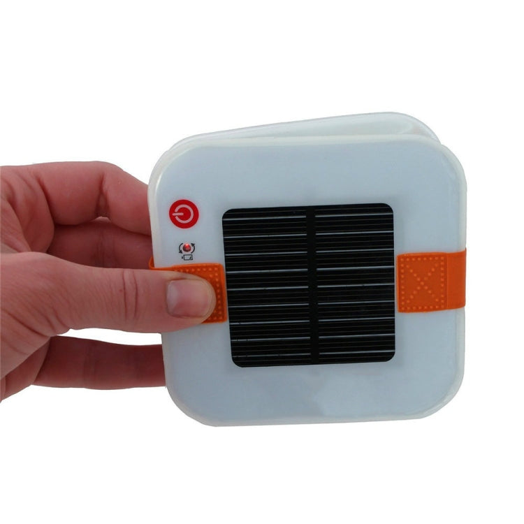 Outdoor LED Camping Light Solar Inflatable Light Waterproof Folding Portable Emergency Light(White)