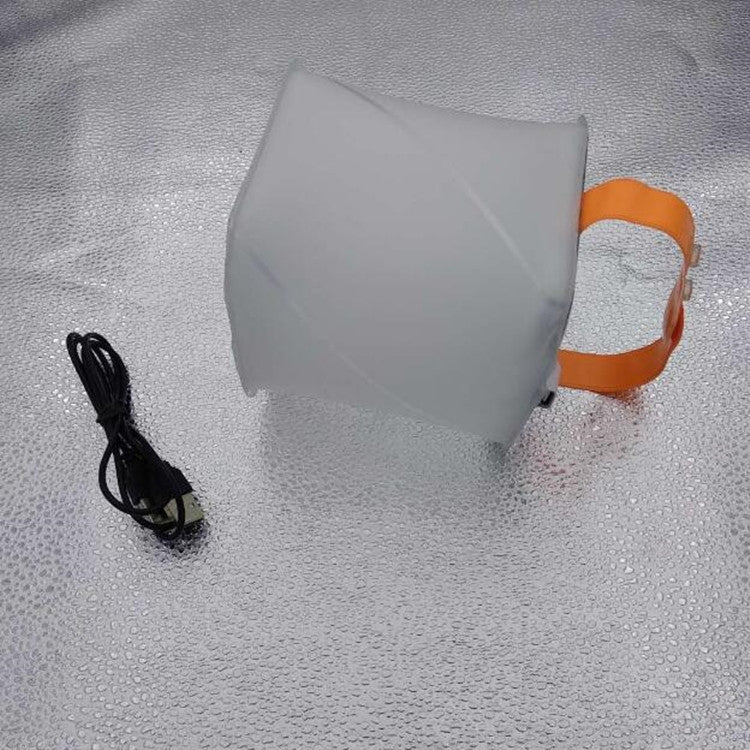 Outdoor LED Camping Light Solar Inflatable Light Waterproof Folding Portable Emergency Light(White)