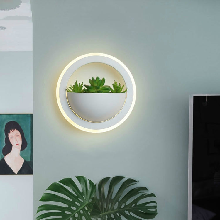 LED Bedside Simple Staircase Corridor Aisle Hotel Decorative Plant Art Wall Lamp