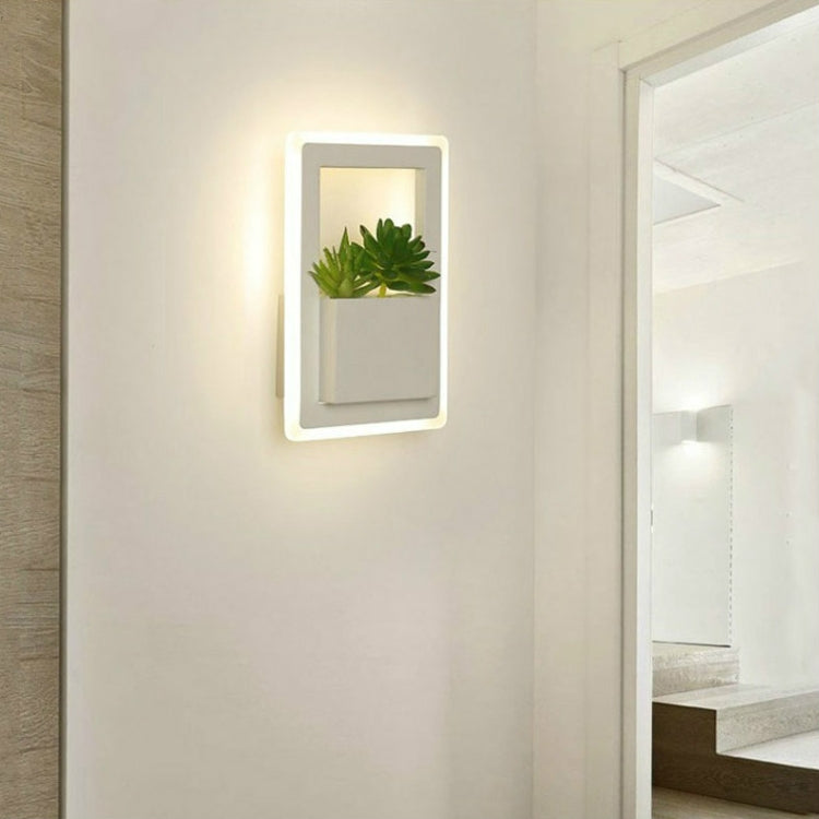 LED Bedside Simple Staircase Corridor Aisle Hotel Decorative Plant Art Wall Lamp
