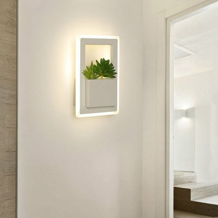 LED Bedside Simple Staircase Corridor Aisle Hotel Decorative Plant Art Wall Lamp