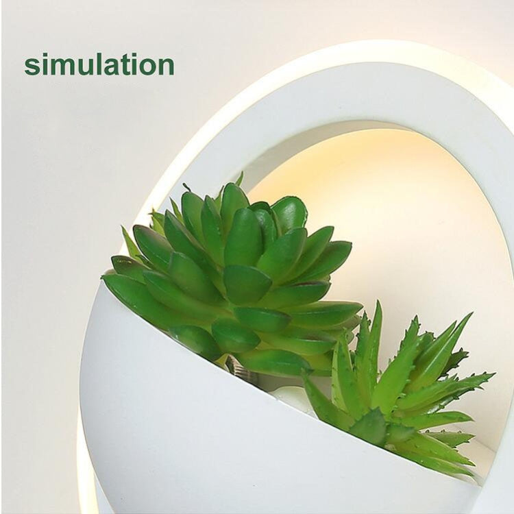 LED Bedside Simple Staircase Corridor Aisle Hotel Decorative Plant Art Wall Lamp