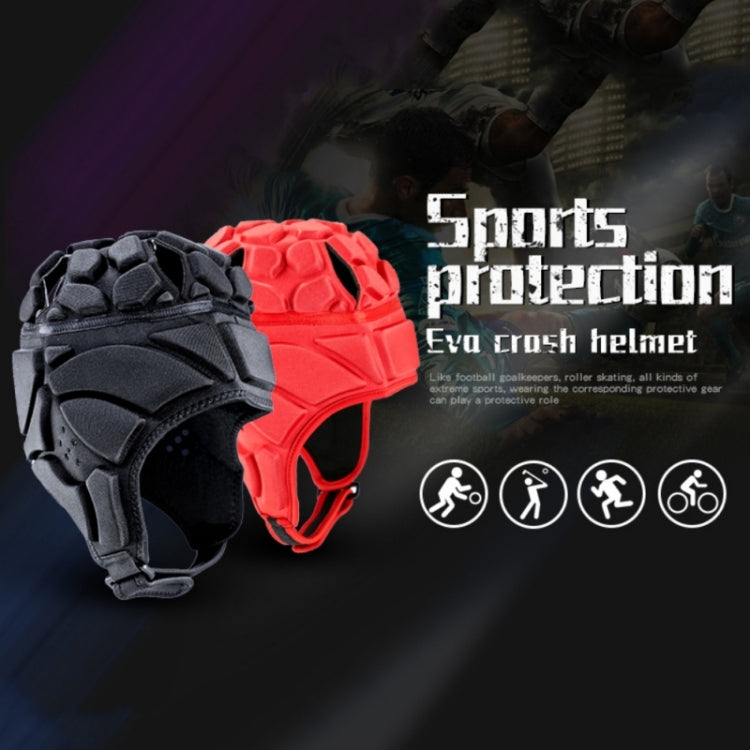 Profession Goalkeeper Adjustable Anti-Collision Helmet Sports Protective Gear, Size:S