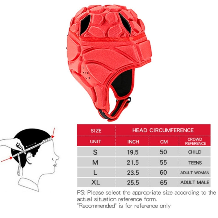 Profession Goalkeeper Adjustable Anti-Collision Helmet Sports Protective Gear, Size:L