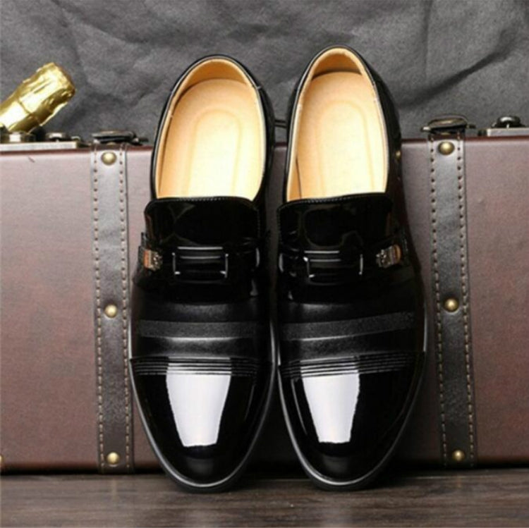 Men Summer Hole Shoe Slip-on Dress Business Shoes, Size:44