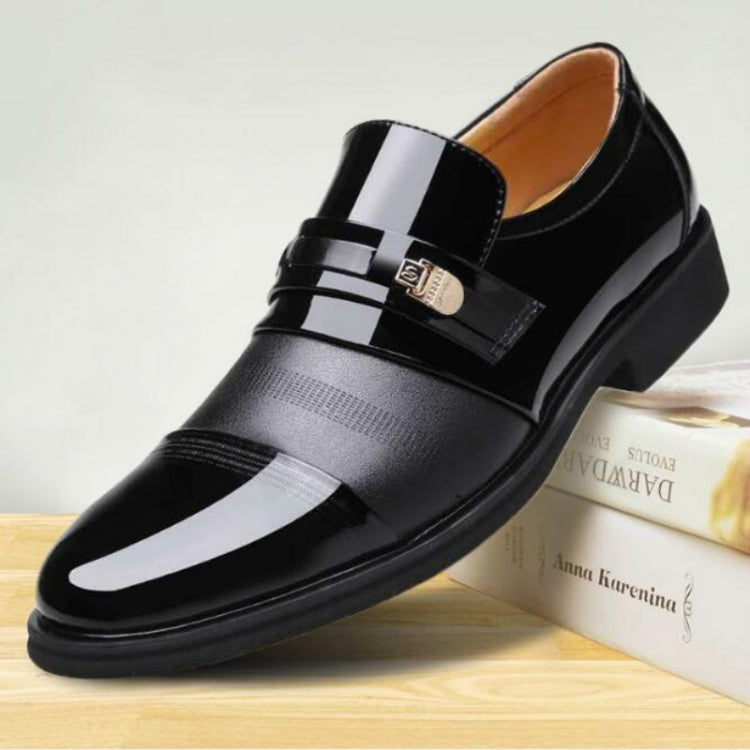 Men Summer Hole Shoe Slip-on Dress Business Shoes, Size:48