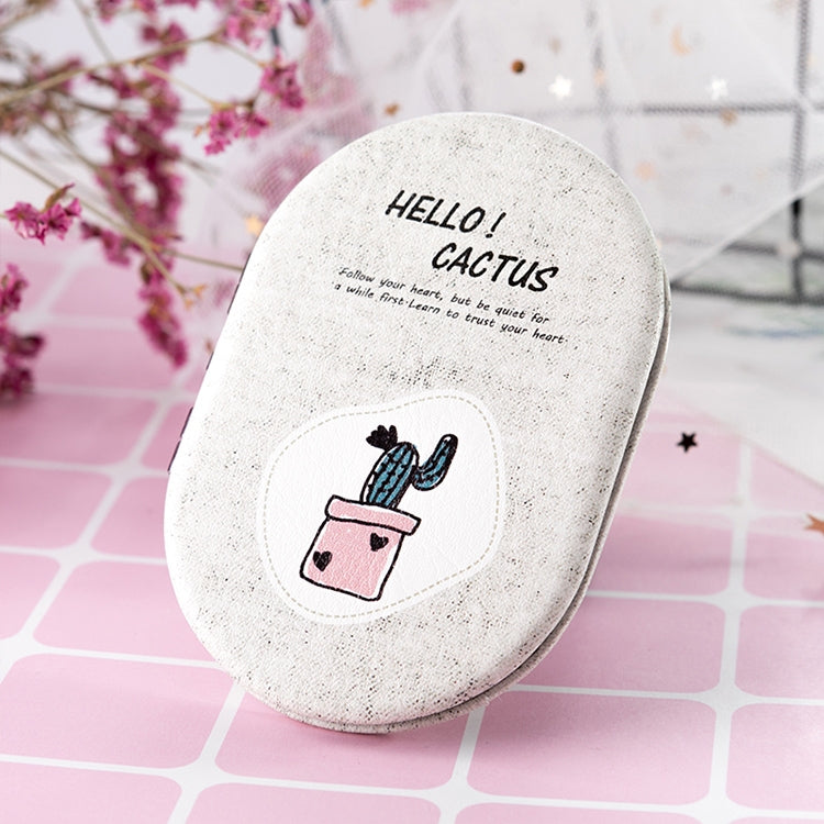 Portable Cosmetic Mirror Fresh Cactus Small Mirror