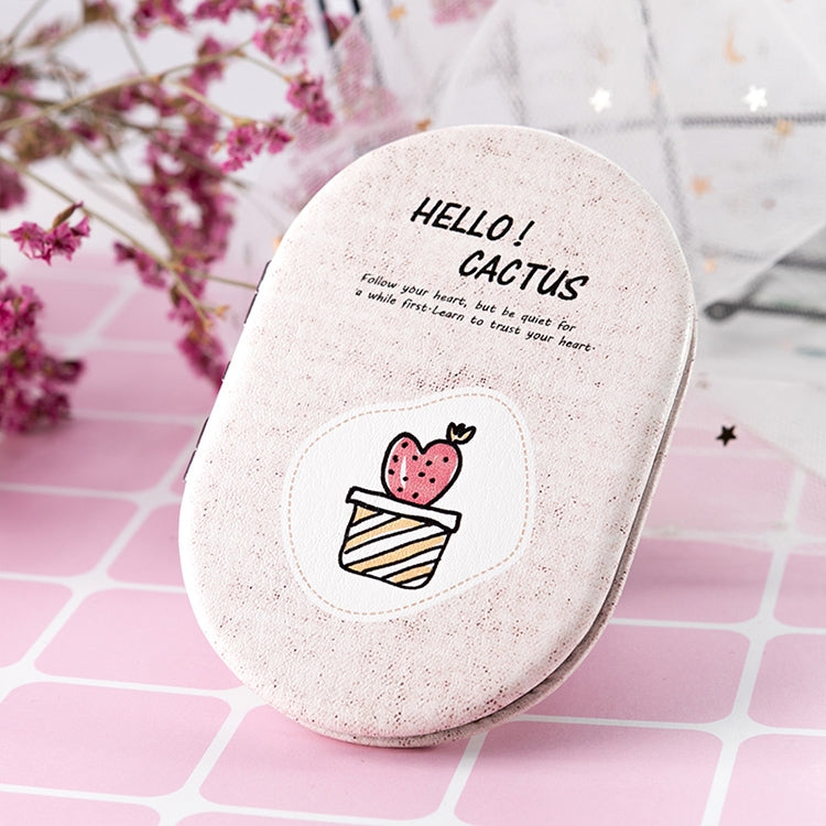 Portable Cosmetic Mirror Fresh Cactus Small Mirror