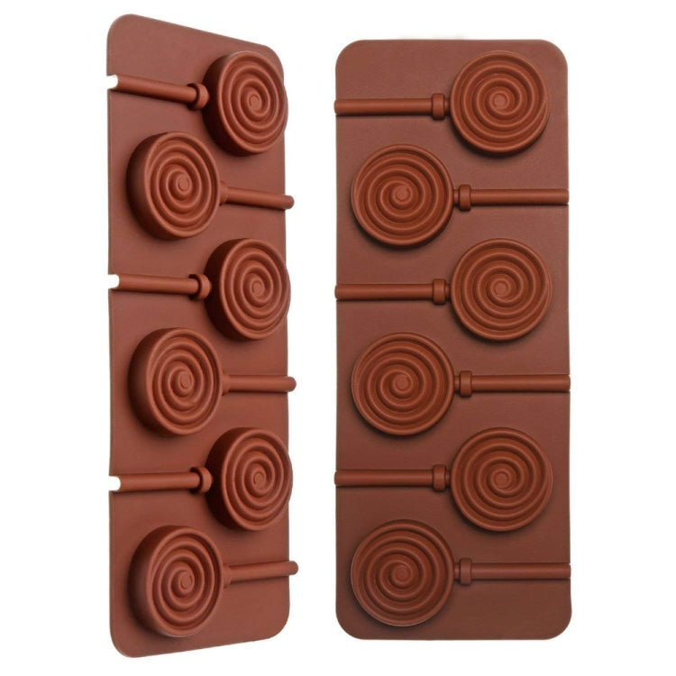 6 Consecutive Simulation Molds with Sticks Donuts Can Be Reused with Silicone Toy Molds, Size:23.5 Ã— 9.3 Ã— 1.8cm
