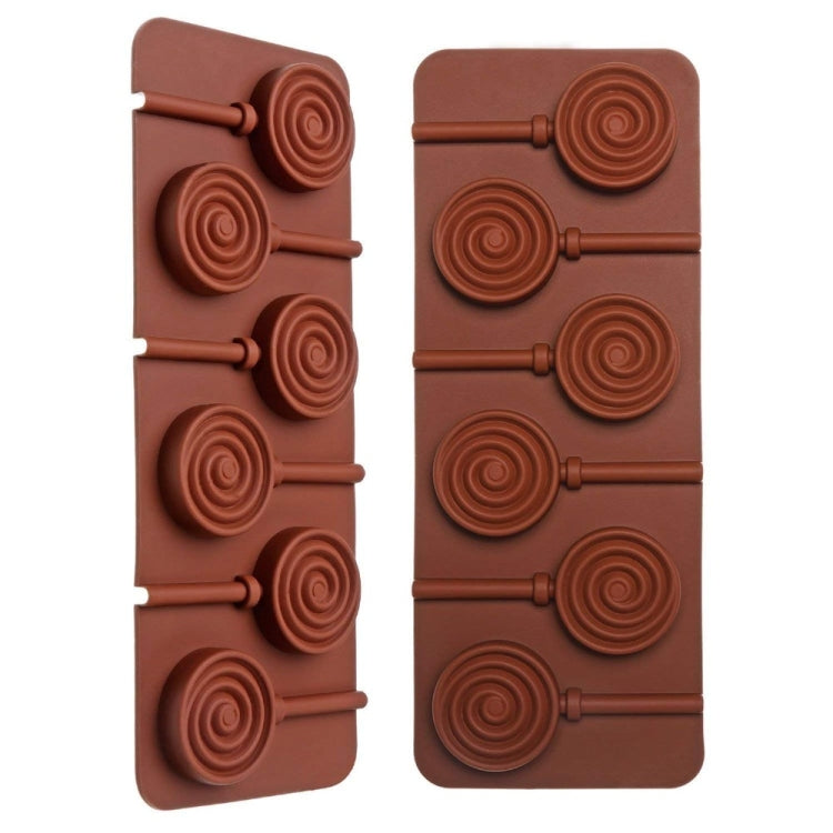 6 Consecutive Simulation Molds with Sticks Donuts Can Be Reused with Silicone Toy Molds, Size:23.5 Ã— 9.3 Ã— 1.8cm