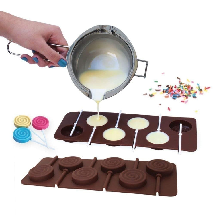 6 Consecutive Simulation Molds with Sticks Donuts Can Be Reused with Silicone Toy Molds, Size:23.5 Ã— 9.3 Ã— 1.8cm